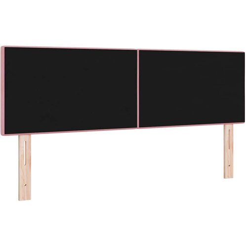  LED glava kreveta s LED trakama Ružičasta 160 cm Bar&amp;scaron;un Slike