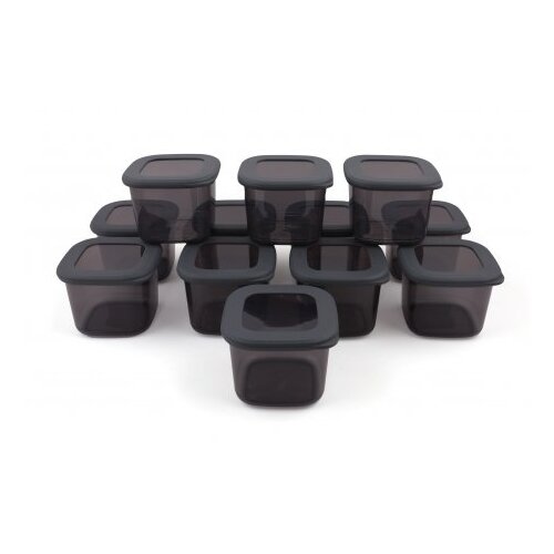Hermia Set kutija za pohranu (12 komada), Foly - Anthracite Cijene
