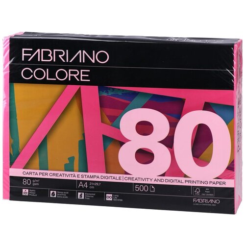 Fabriano Colore, fotokopir papir, u boji, A4, 80gr., 500 listova - odaberite boj Cene