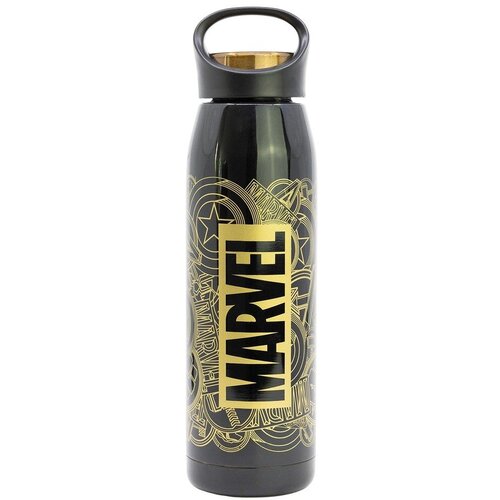 STOR Crna dječja termosica od nehrđajućeg čelika 665 ml Marvel &amp;ndash; Slike