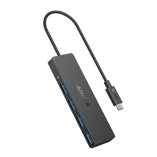 Anker USB-C Data Hub (4-in-1, 5Gbps) - Black Cene