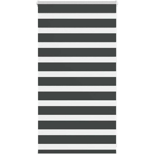 vidaXL idaXL Zebra senčilo črna 80x100 cm tkanina širina 75,9 cm poliester Cene