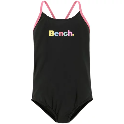 Bench Jednodijelni kupaći kostim svijetložuta / svijetloljubičasta / svijetloroza / crna