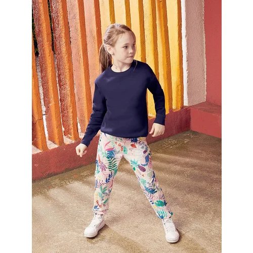 Fruit Of The Loom Granatowa bluza dziecięca Set-In Sweat