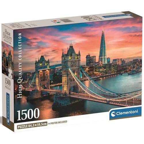 Clementoni Londonski sumrak puzzle od 1500 komada HQC 84,5x59,5cm - Slike