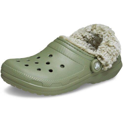 Crocs Nogavice Classic Fleece Lined Clog Kaki Cene