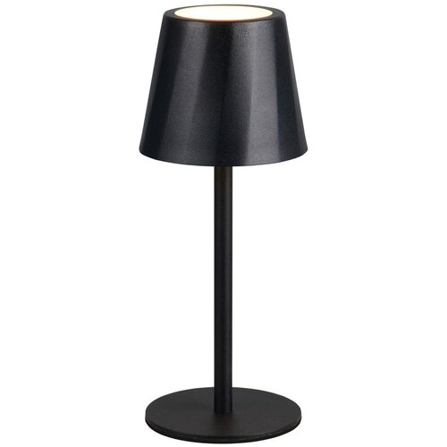  Mat črna LED namizna svetilka s kovinskim senčilom (vi&amp;scaron;ina 21 cm) Diaz &amp;ndash; Slike