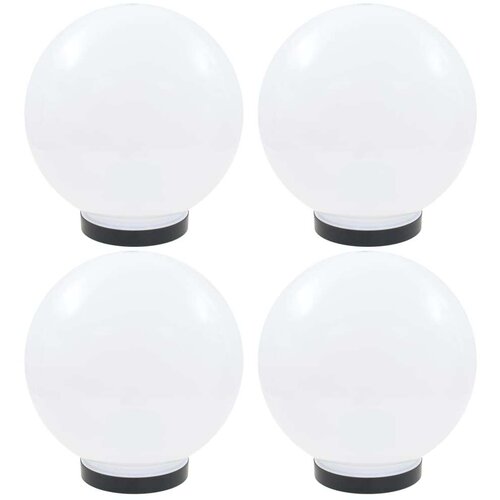VidaXL LED okrogle svetilke 4 kosi krogle 25 cm PMMA Slike