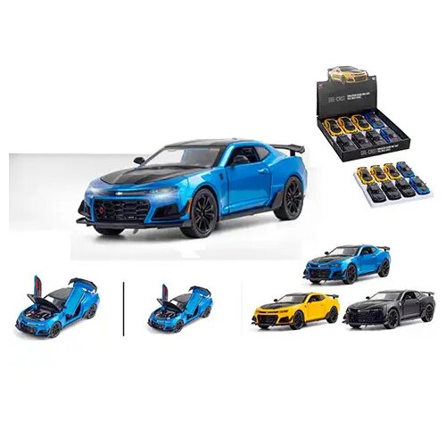 Magic Toys Pull Back Premium igralni avtomobil Camaro na poteg nazaj z odpiralnimi vrati 1/24 v več različicah 1 kos Cene