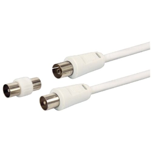 Gbc antenski kabel + 9.5mm m/m adapter, high-quality, bijeli, 1.5m Cijene