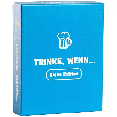 Spielehelden Trinke wenn... Blaue Edition Igra za piće 100+ pitanja Broj igrača: 2+ Dob: od 18