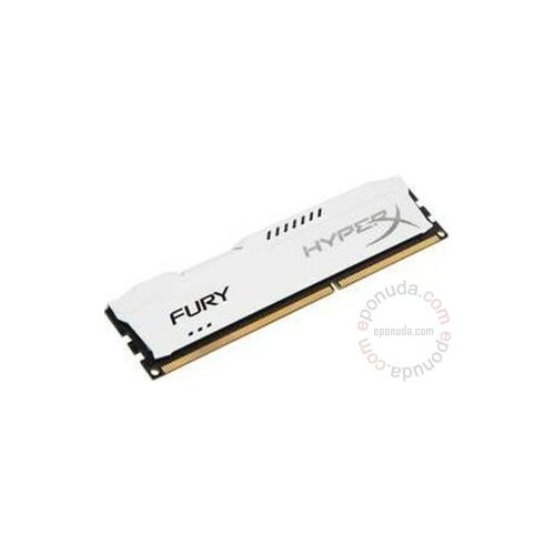 Kingston DIMM DDR3 4GB 1600MHz HyperX Fury White CL10, HX316C10FW/4 ram memorija Slike