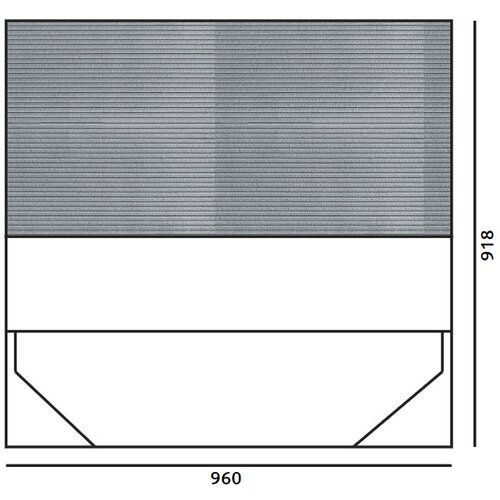 Jela OBLAZINJENA POSTELJA ARC 90X200 CM, VE� BARV -Siva Cene