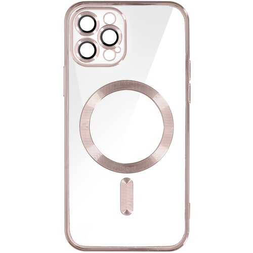 AVIZAR MagSafe ovitek za iPhone 12 Pro Silikonska za&amp;scaron;cita kamere Outline Chrome Roza, (20575220) Slike
