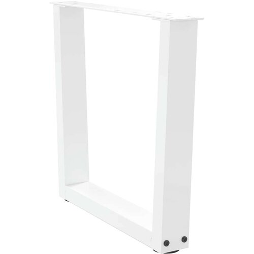  Noge za blagovaonski stol V-oblika 2 kom bijele 60x(42-43 3) cm Slike