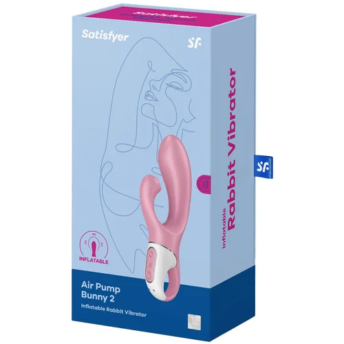 Satisfyer AIR PUMP BUNNY 2 LIGHT RED