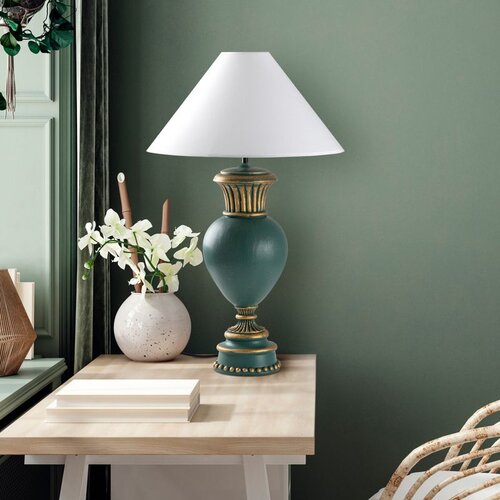 Opviq ELEGANZE-5325 greenwhite table lamp Cene
