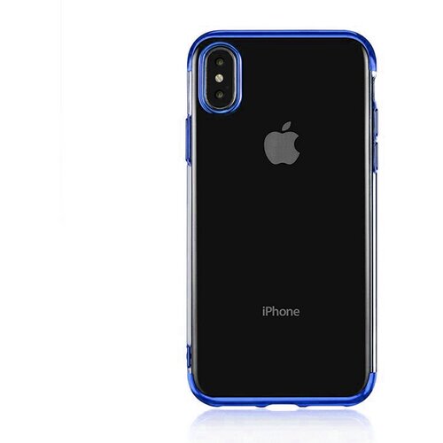 Elegance tanek silikonski ovitek za iPhone 11 - prozoren z modrim robom Cene
