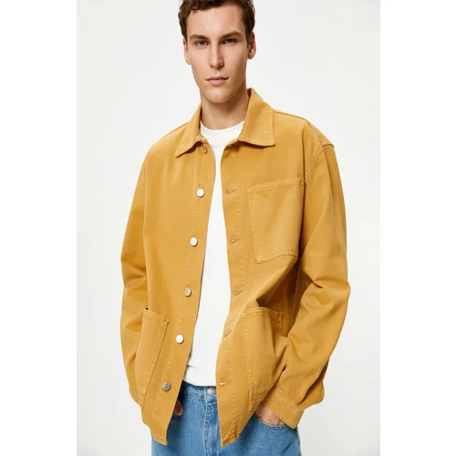 Koton Men's Camel Hair Jacket