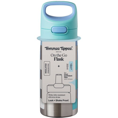 Tommee Tippee lonček s slamico, On the Go, 18m+, 355ml, BOY Slike