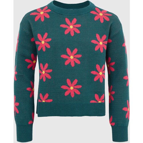 GAP Kids sweater pattern flowers - Girls Cene