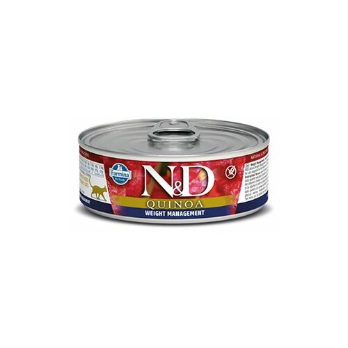 Nuevo N&D hrana u konzervi za mačke - Kinoa Weight Management - 80gr Slike