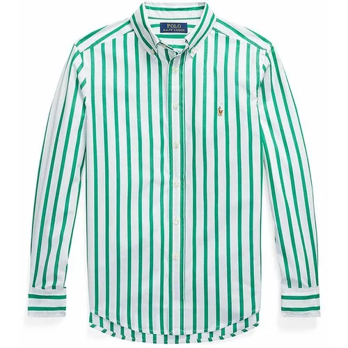 Polo Ralph Lauren Dječja pamučna košulja boja: zelena