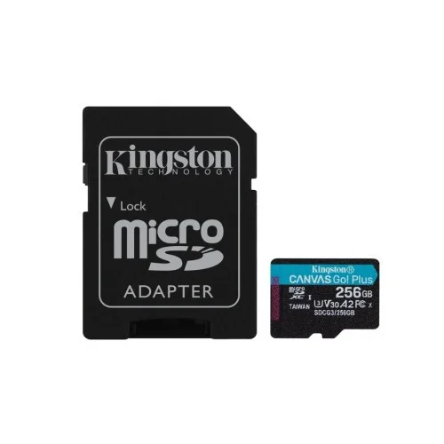 Kingston U3 V30 microsdxc 256GB canvas go plus 170R A2 + adapter SDCG3/256GB memorijska kartica