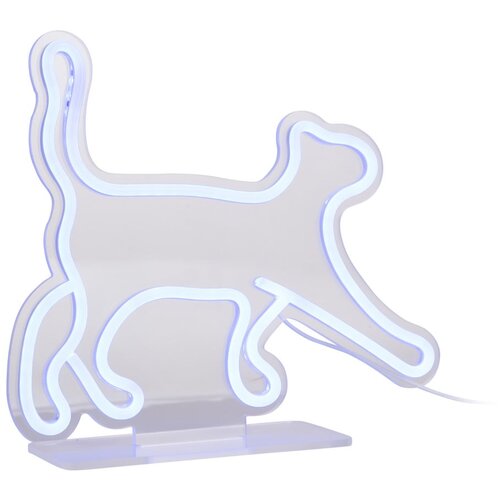 Leitmotiv Plava LED neonska lampa 5 W Walking Cat &amp;ndash; Slike