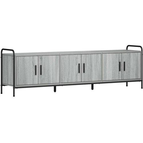 TV ormar 146 x 33 x 50 cm Siva Sonoma Konstruirano drvo - Siva Sonoma 146 x 33 x 50 cm Slike