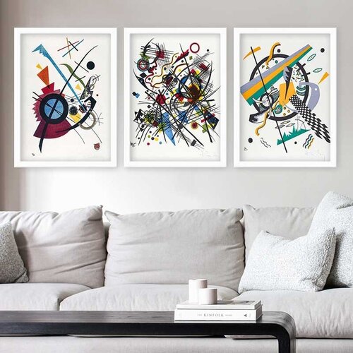 Wallity Set uramljenih slika 3BC_UN2968523, 3 Dela Cene