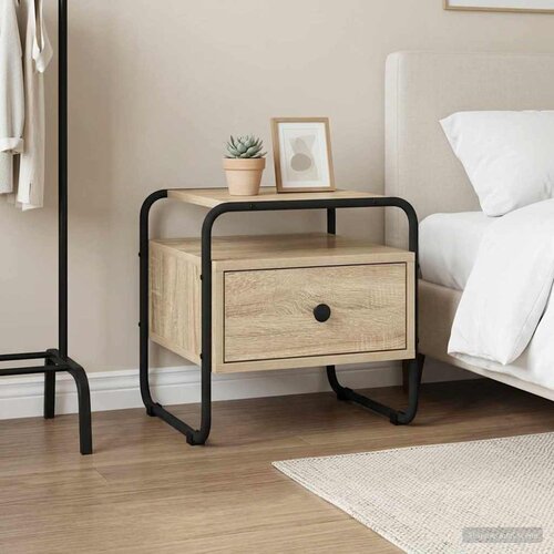  Noćni ormar Hrast sonoma 40 x 39,5 x 40 cm Konstruirano drvo Cijene