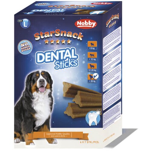 Nobby Starsnack Dental Sticks palčke Large – 840 g Cene