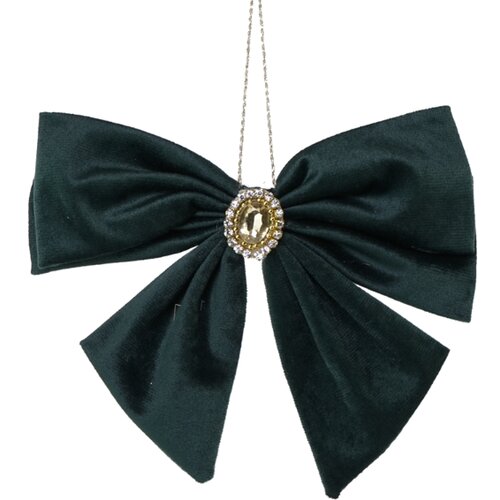  Novogodišnja mašna bordo 20x19cm Cene