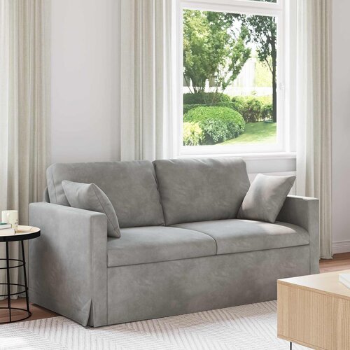 SOFA Svijetlo siva 158 x 78 x 80 cm Baršun Cene