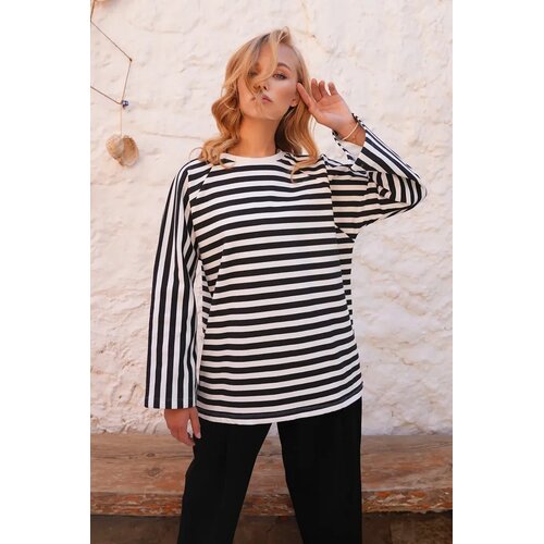 Trend Alacati Stili Ženska bluza Alc-X14540, Crno-bela Cene