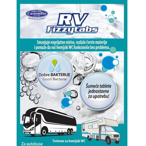 Dobre_bakterije Dobre bakterije &amp;Scaron;umeće tablete za kamperske, autobuske i ostale hemijske toalete RV FizzyTabs Slike