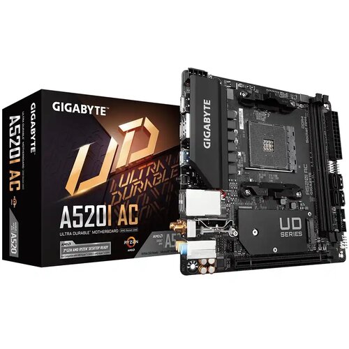 Gigabyte A520I AC matična ploča AMD A520 Priključnice AM4 Mini ITX Slike