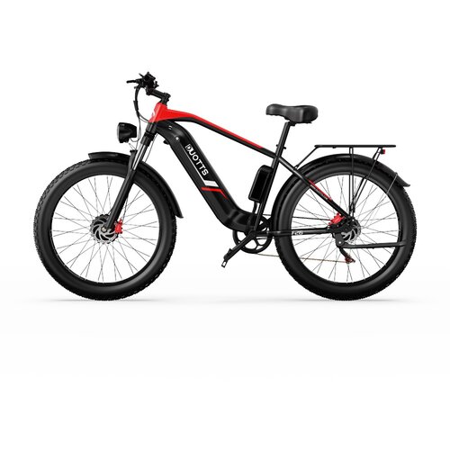 Duotts električno kolo F26 750 W*2 dvojna motorja 20 ah baterija samsung 26*4.0 fat tire 55 km/h največja hitrost 55 stopinj plezanje - rdeča, (21262898) Cene