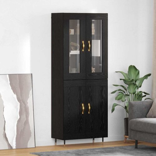  Highboard 2 kom. Crni hrast 69,5 x 34 x 180 cm Cene