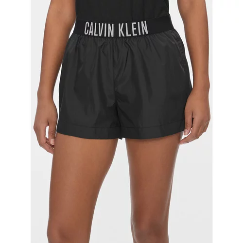 Calvin Klein Swimwear Športne kratke hlače KW0KW02482 Črna