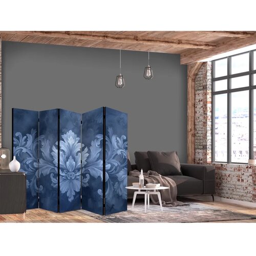  Paravan - Ornament in Blue and Cool Colors. Dark Blue Decoration 225x172 Jednostrani Cijene