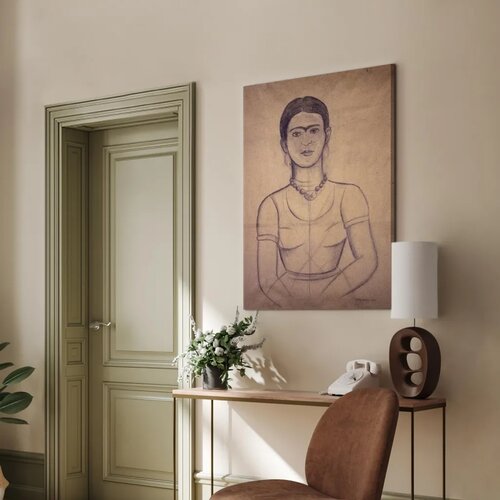  Slika - Frida Kahlo &amp;ndash; Self-Portrait 1929 (charcoal drawing) 20x30 Premium Print Slike