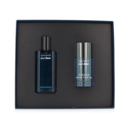 Davidoff Cool Water set: EDT 75 ml + dezodorans 75 ml za mu&amp;scaron;karce Slike