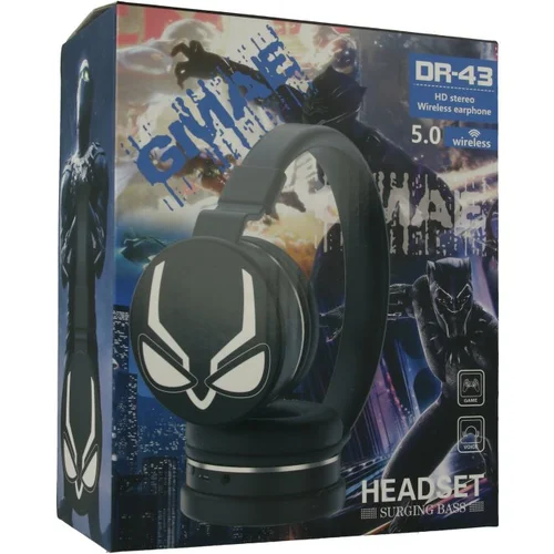 Bluetooth Headphones DR-43 Black Panther