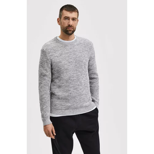 Selected Homme Pulover Vince 16059390 Siva Regular Fit