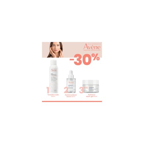 Avene Rutina Hydrance Aqua gel + Hydrance Boost Serum + Termalna voda Cijene