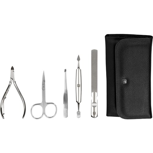 Zwilling CLASSIC snap fastener leather case, black, 5 pcs. Cijene
