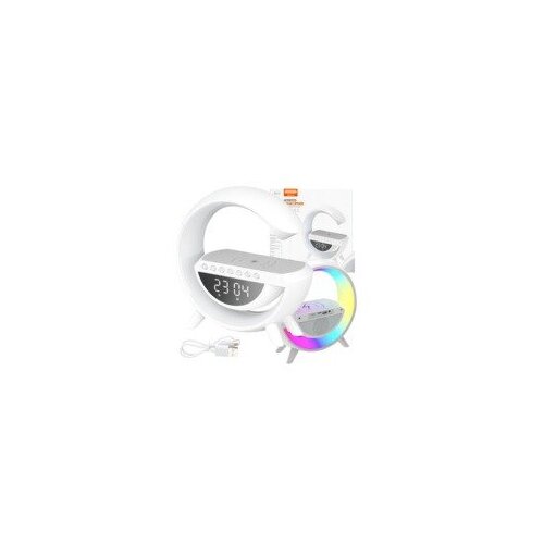 SOMOSTEL SMS-H304 LED nočna luč s Qi polnilcem in Bluetooth zvočnikom Slike