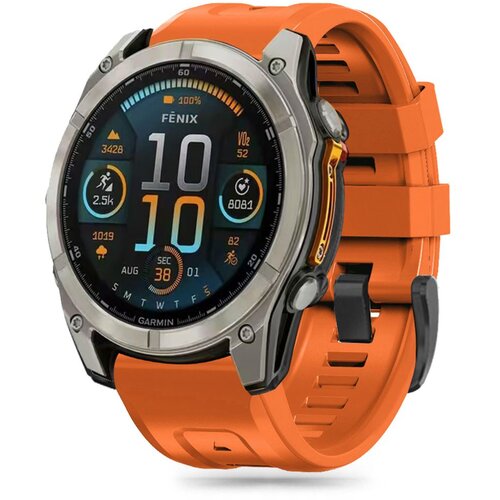 TECH-PROTECT silikonski pas za garmin fenix 5S 6S 7S 8 43MM oranžen, (21969443) Cene